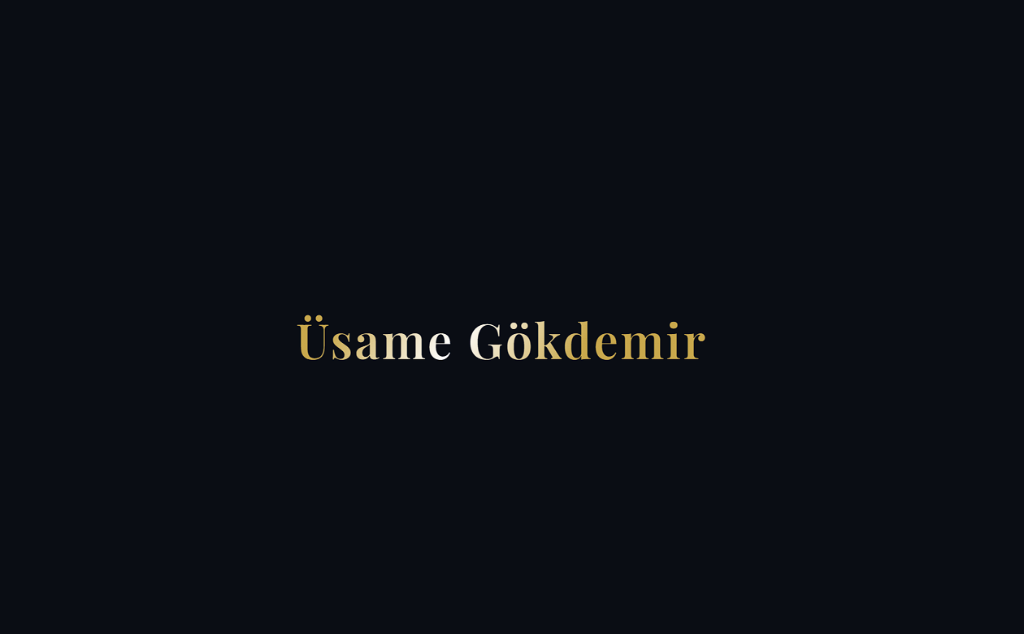 Av. Üsame Gökdemir Portal